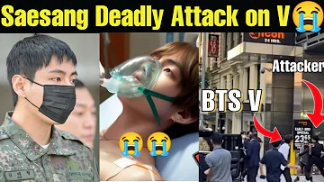 Serious Attack by Saesang on BTS V 😭 Taehyung Attacked by Hater Saesang 💔 BTS V Saesang 💜 #bts #btsv