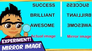 Science trick: Mirror writing |Mirror image experiment|Easy Science Experiments🔍DIY Science for Kids screenshot 4
