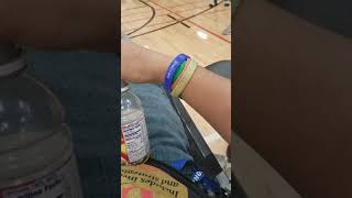 LittleMcglitch at School Blood Drive.