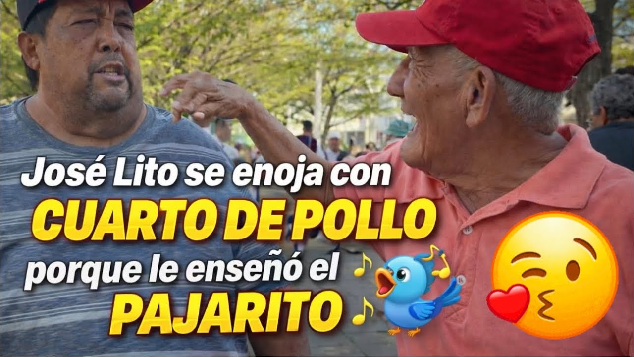 Mira Joselito casi le pega a 1/4 de pollo mira porque 