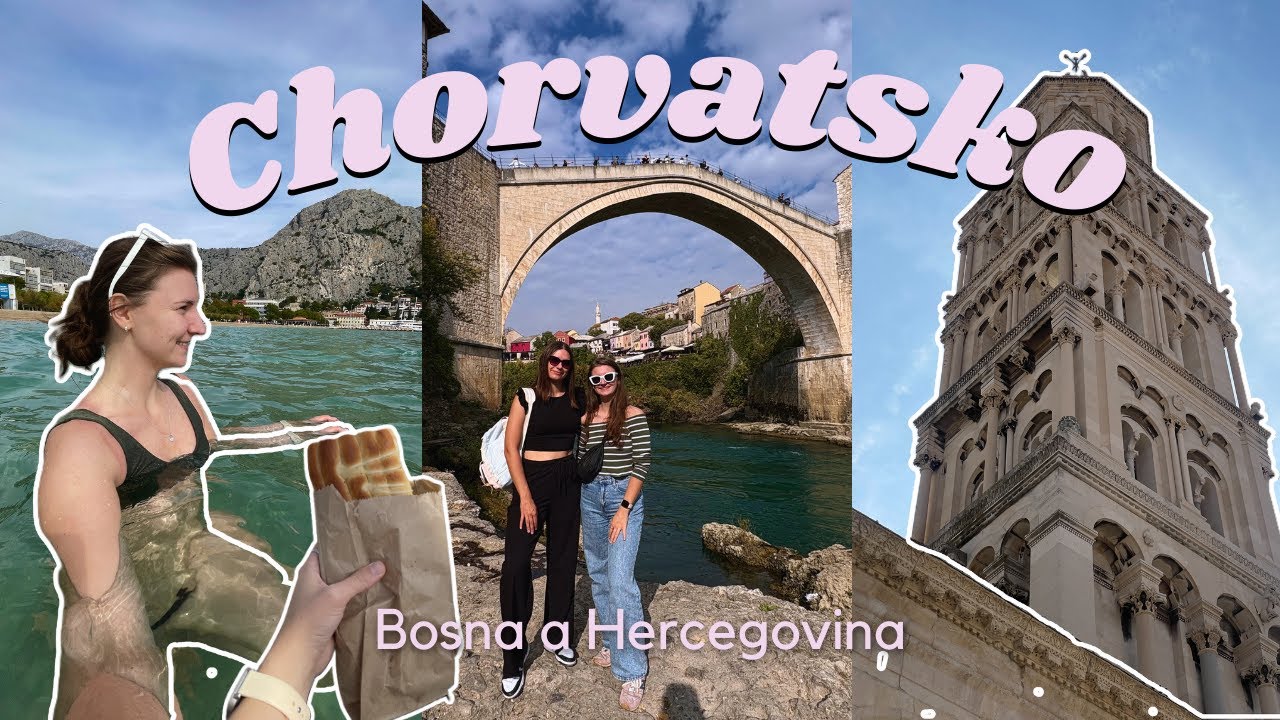 Prodloužený víkend ve Splitu! I výlet do Bosny a Hercegoviny I Trogir I Omiš I (travel vlog)