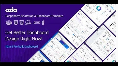 Responsive Bootstrap 4 Dashboard Template
