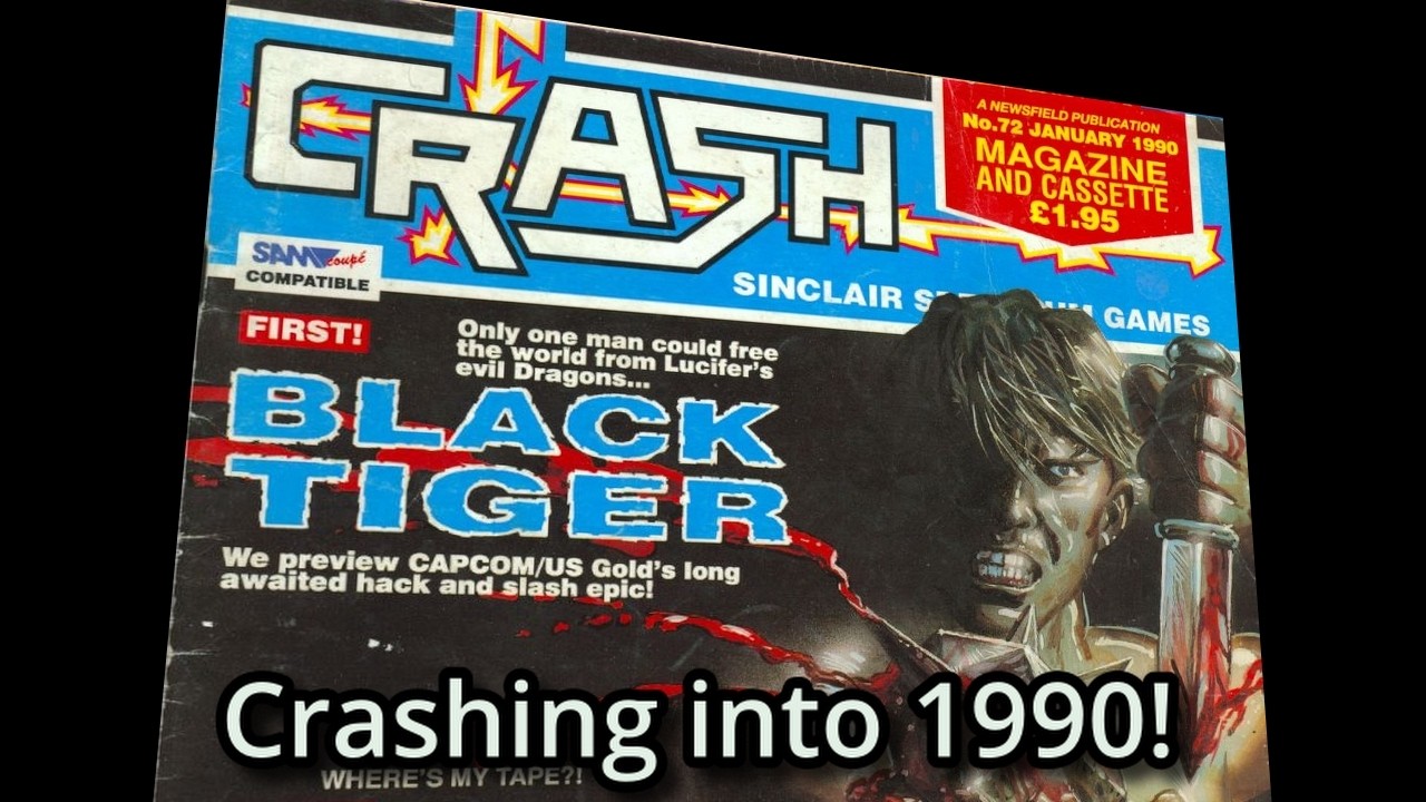 Crash Issue 72 - Top 10 ZX Spectrum games from January 1990 - YouTube