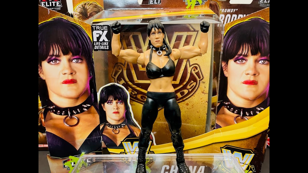 Chyna WWE Mattel Elite Legends 14 Wrestling figure toy unboxing Ninth Wonder of the World Fit Babe