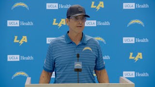 Harbaugh On Hampton Injury & Week 6 | LA Chargers