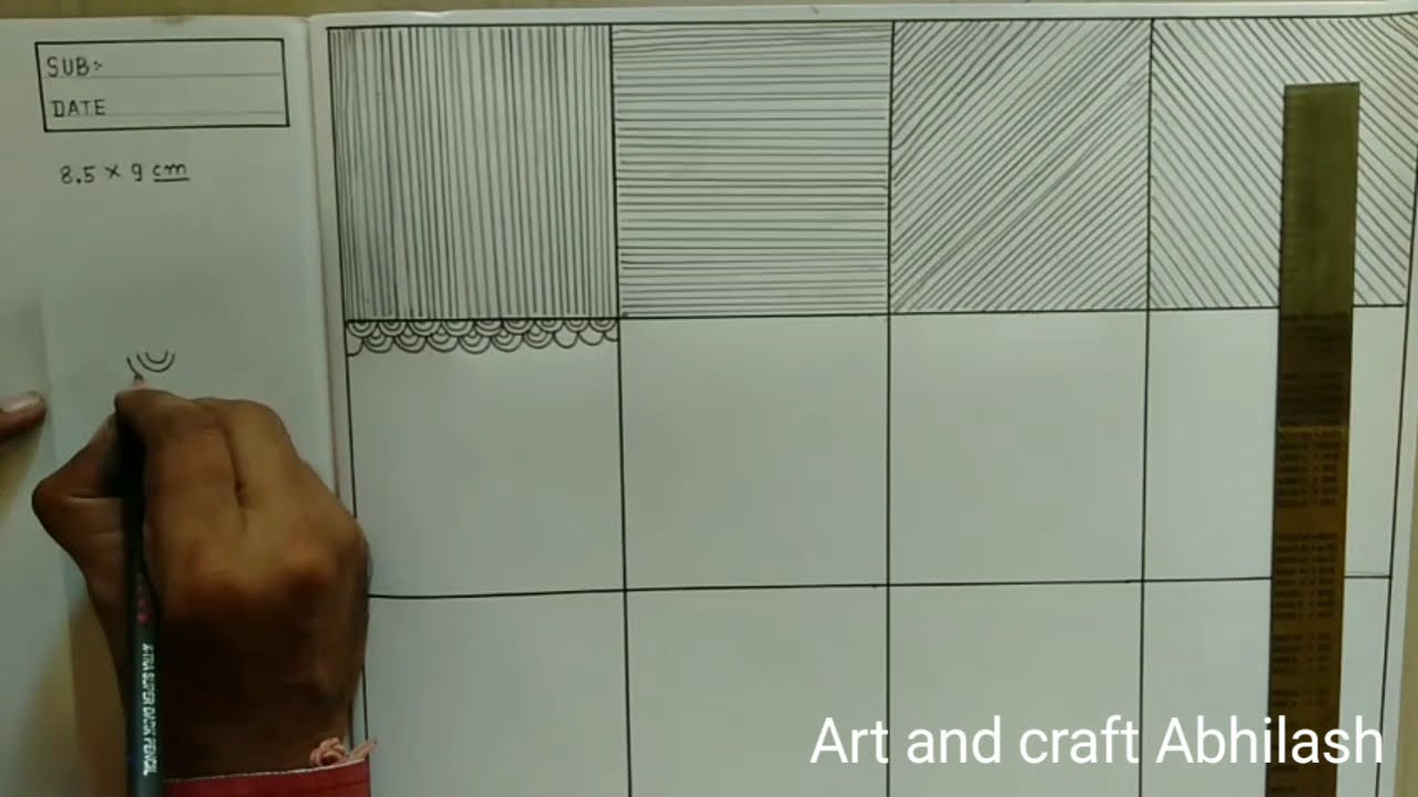 BASIC ONE CREATIVE PATTERN DRAWING - YouTube
