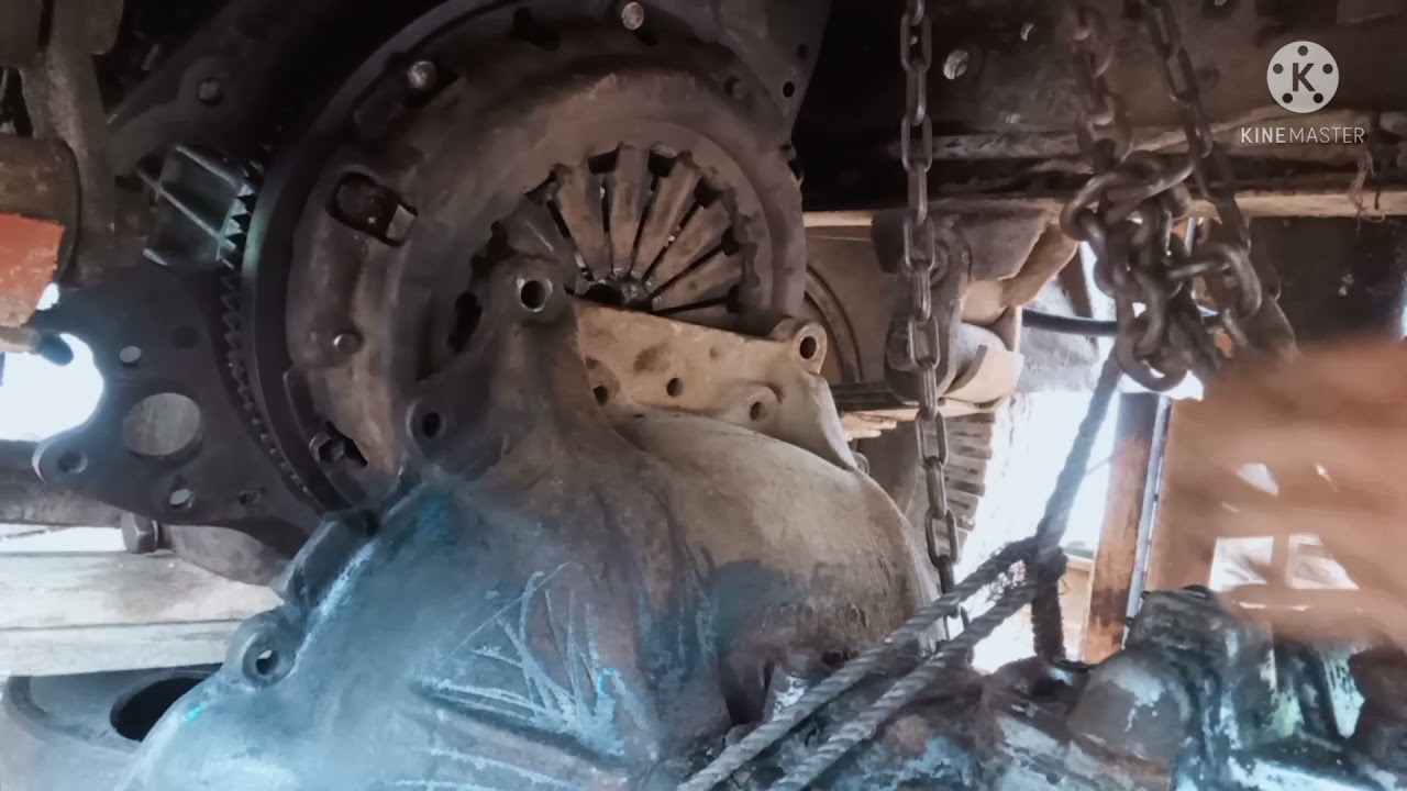 tutorial cara memasang kampas kopling, matahari dan tranmisi mobil PS 100