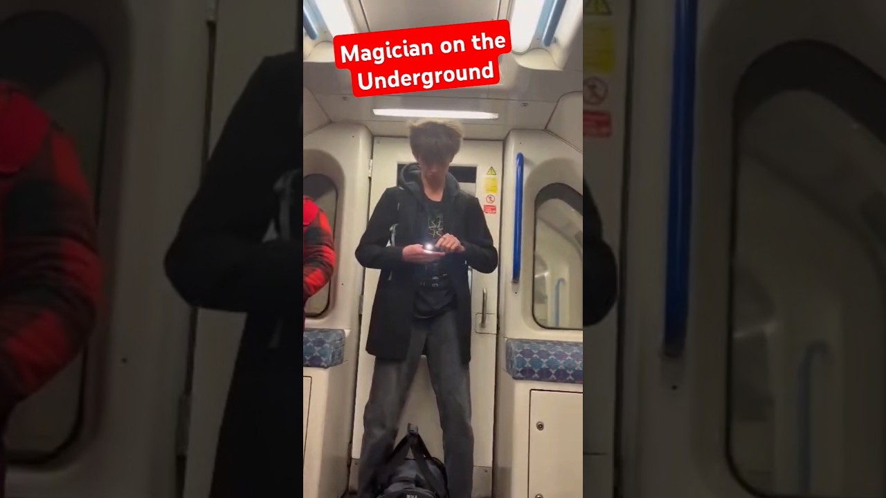 Magician on the London Underground!
