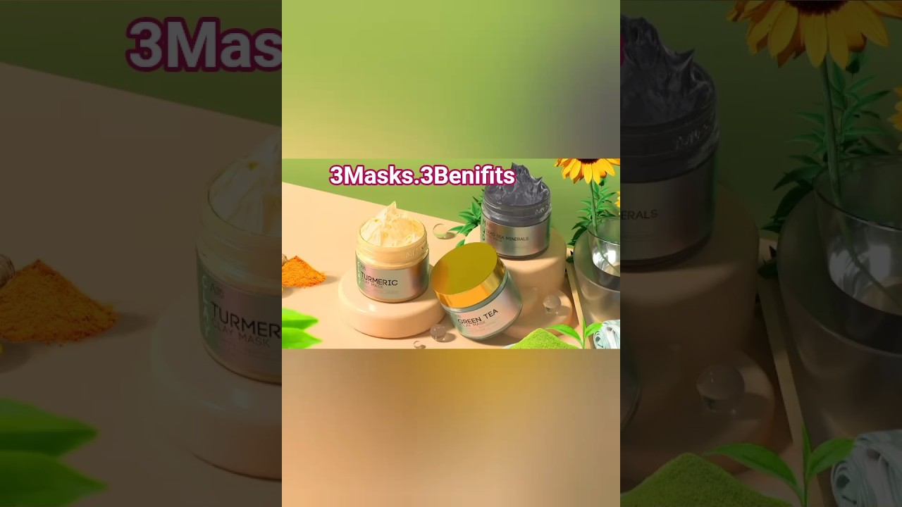 ANAI RUI Turmeric, Green Tea & Dead Sea Clay Mask Set 🌿 | Best Spa Facial Gift Set 2025