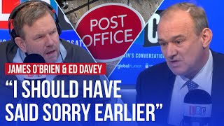 Ed Davey admits regret at not meeting Alan Bates sooner | LBC