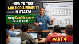 How to Test Multicollinearity in Stata Using Condition Index (Step-by-Step) | Part 4