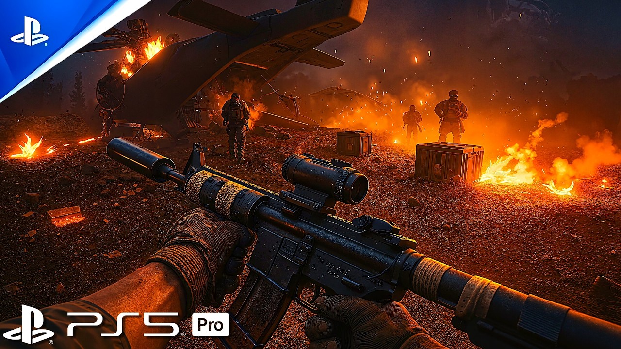 Опасный рейд в тылу врага | Реалистичная сверхзахватывающая графика 4K60 на PS5 | Call of Duty