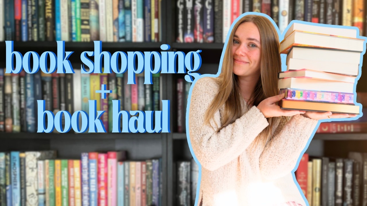 Пойдем со мной по книжному магазину + обзор моих покупок 📚 (покупаю самые ожидаемые книги года)