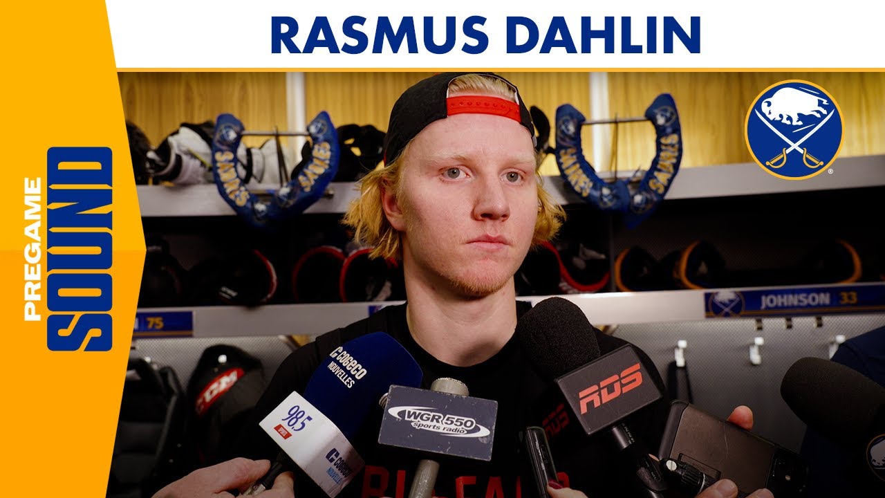  i m ready to roll rasmus dahlin will be in the buffalo sabres