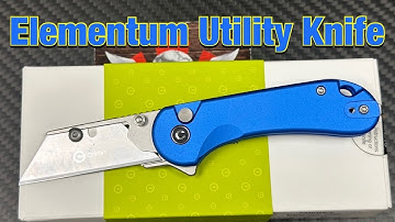 Civivi Elementum Utility button lock flipper Lightweight fidget friendly and easy to swap blades !!