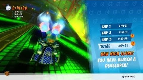 CTR:NF - N. Gin Labs 2:14:26 - Beating Developer Time