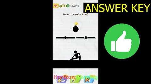 Draw 2 Save: Stickman Puzzle LEVEL 44 - How to save him - Gameplay Walkthrough Android IOS