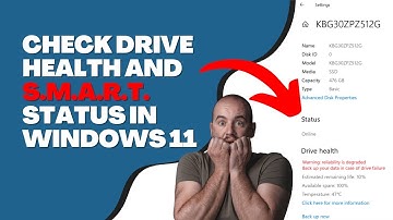 How to Check Drive Health and SMART Status in Windows 11
