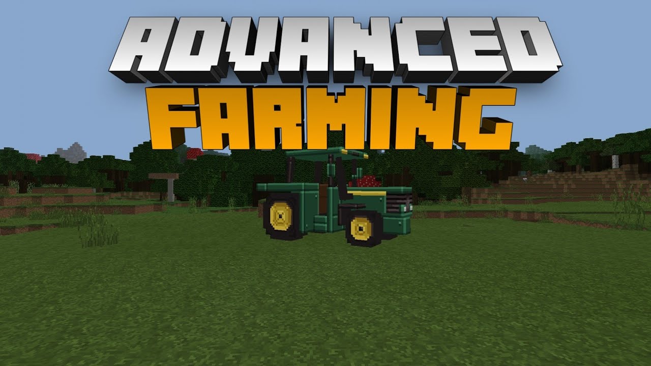 Mineraft ama TRAKTÖR MODU - Minecraft Advanced Farming Addon | BEDROCK ...