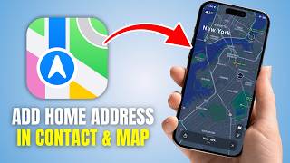 HOW TO ADD YOUR HOME ADDRESS IN CONTACTS & MAP ON IPHONE OR IPAD screenshot 5