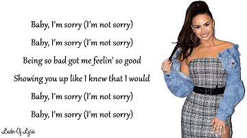 Demi Lovato - SORRY NOT SORRY (Lyrics)