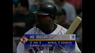 Mo Vaughn notches 4 hits in Red Sox win