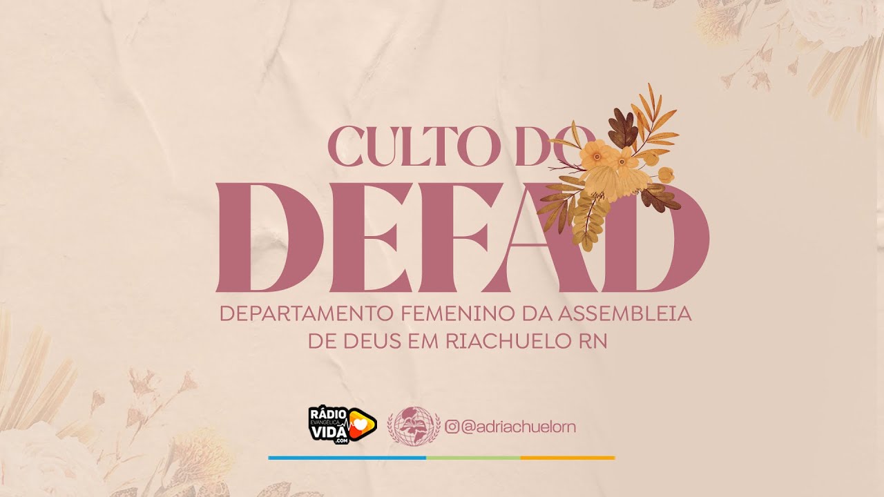 CONGRESSO DEFAD DEFAD 01 DIA - RIACHELO/RN - 14/11/2025