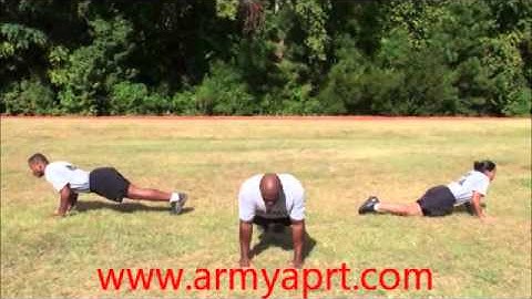 Army PRT push up video