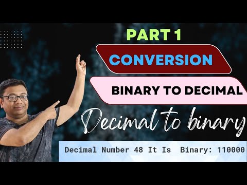 Decimal to Binary | Binary to Decimal Conversion in Hindi | Part 1 ...