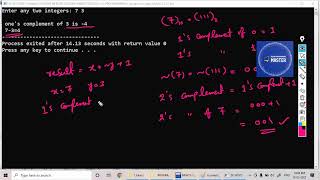 Subtract given two numbers without using ‘-‘ operator