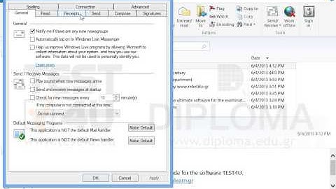 Configure Windows Live Mail to add signature in all outcoming messages. The signature must also...