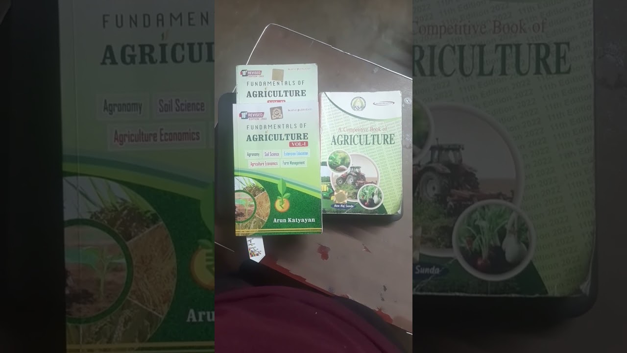 Upcatet Books to read for Msc. Ag. Entrance and related exams