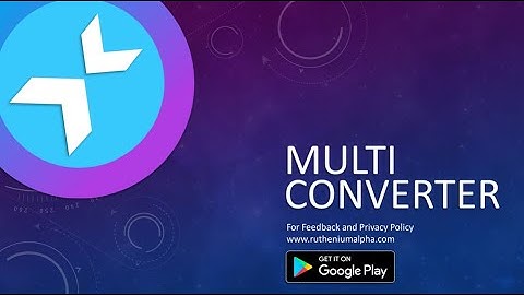 Multi Converter - Unit Converter