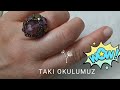 Kolay sultan (Hürrem) yüzük yapımı (Easy sultan (Hürrem) ring making). #DIY #HandMade #JewelryMaking