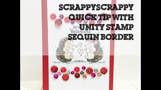 ScrappyScrappy - Easy Sequin Border