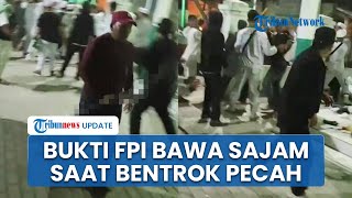 PWI-LS Bocorkan Bukti Dugaan Anggota FPI Bawa Sajam saat Bentrok di Acara Habib Rizieq: Ada Celurit
