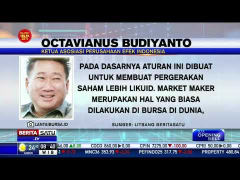 Aturan Market Maker Meminimalisir Transaksi Saham Gorengan