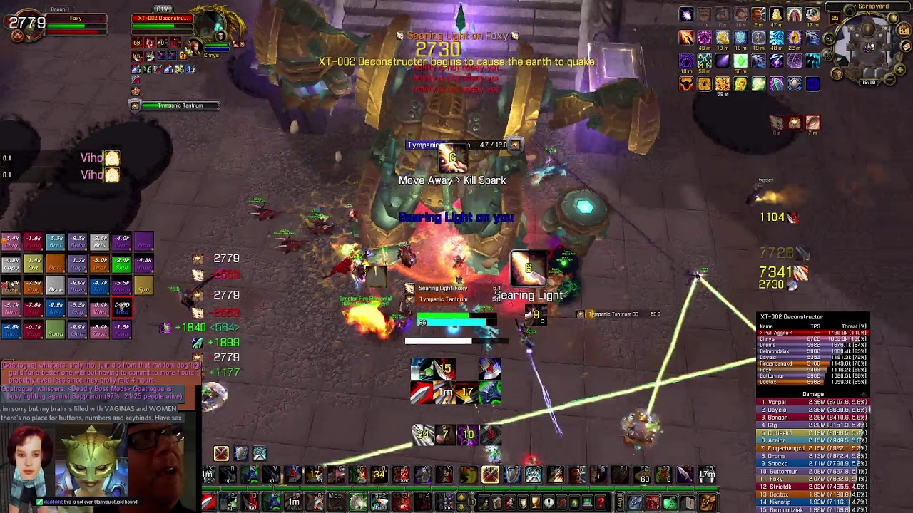 Sunced vs prenerf XT-002 Deconstructor 25 HM (Frosthold Sunwell WotLK)