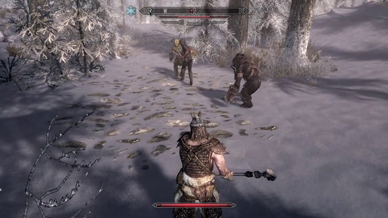 Skyrim SE Legendary Survival Mode: Assassin. Death by armoured troll.