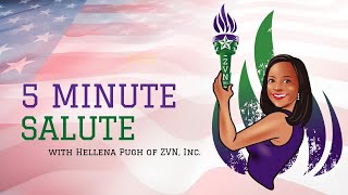 "5 Minute Salute" with Adam W. Dillon hosted by Hellena Pugh