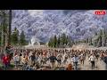 Huge Explosion in Yellowstone: Seconds When Yellowstone Steamboat Erupted Powerful, Scientists Panic