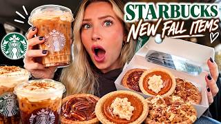 I Tried Starbucks' NEW Fall Menu🍂☕️ (Honest Review!)