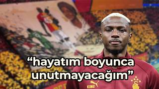 Osimhenden Duygusal Kareografi Için Galatasaray Taraftarına Teşekkür