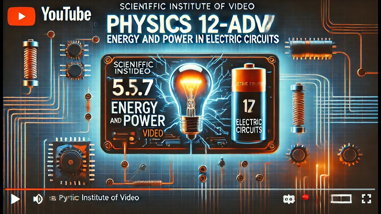 Physics 12-Adv | 5.7 | Energy and power in Electric circuits - YouTube