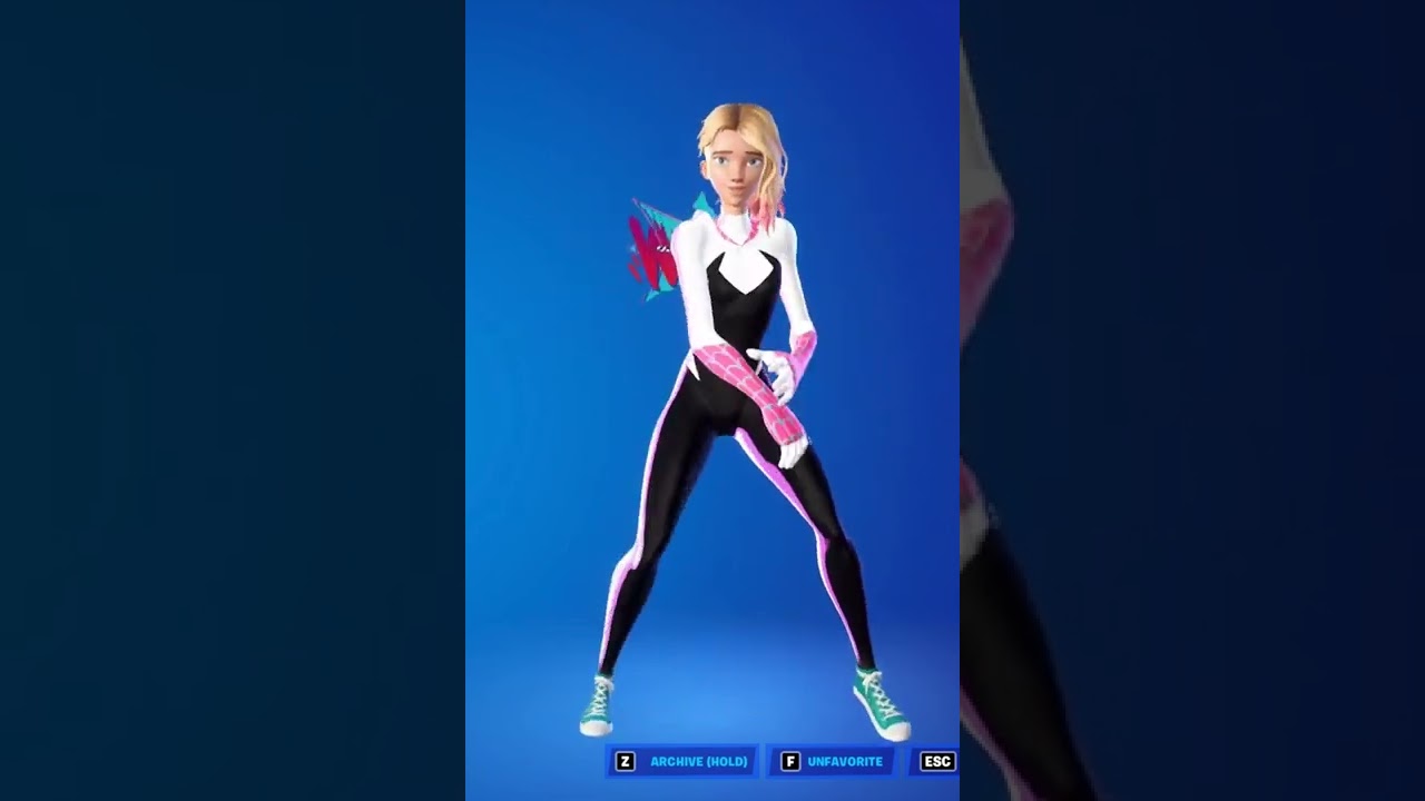 SMOOTH MOVES - SPIDER GWEN SKIN Showcase Fortnite Dances & Emotes! (Fortnite Chapter 3 Season 4)