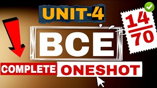 Celebrity 🎯 UNIT-4 BCE | COMPLETE ONE SHOT📚 Scoring Chapter – 14 Marks out of 70 😍 Basic Computer Engineering  Net Worth