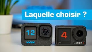 GOPRO 12 vs DJI ACTION 4 : Le match est très serré...