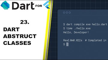 DART ABSTRUCT CLASSES - DART OBJECT ORIENTED PROGAMMING FOR BEGINNERS