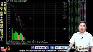 理周TV-20200820 盤中-林和彥 時間密碼/川普的選舉行情..華為事件造成恐慌多殺多..5G(穩懋 雙鴻 京元電) 日月光 原相39% 旺宏 國揚20% 中光電