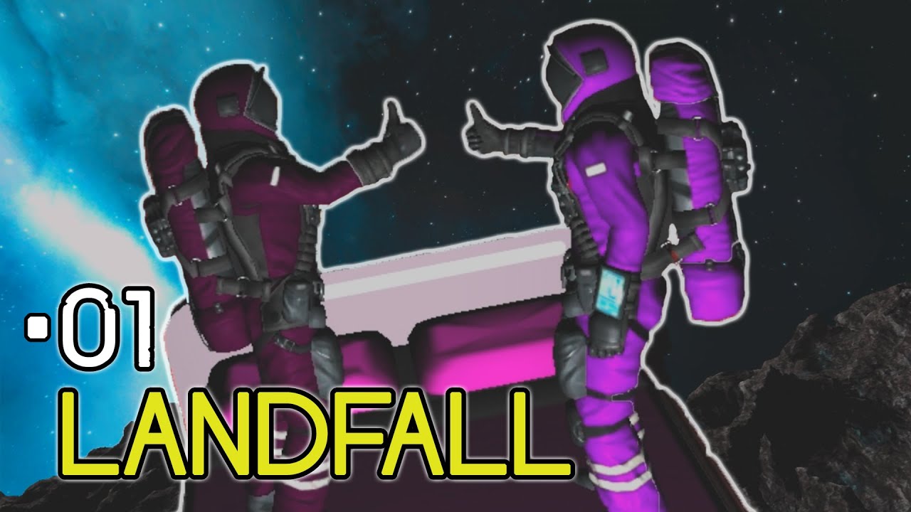 Space Engineers | Landfall - A Whole New World!  | Coop W/ StreetPlays - Episode 1